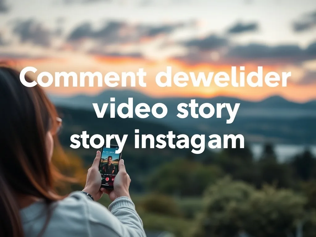 Comment télécharger video story Instagram facilement