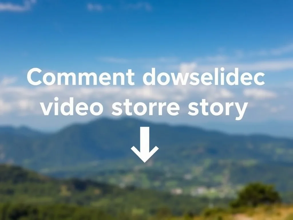 Comment télécharger video story instagram facilement