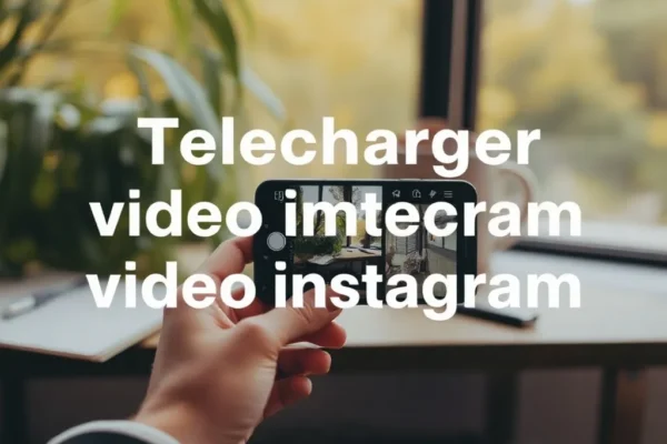 Comment telecharger video instagram facilement et rapidement