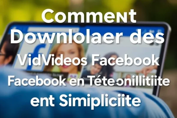 Comment Télécharger des Vidéos Facebook en Toute Simplicité