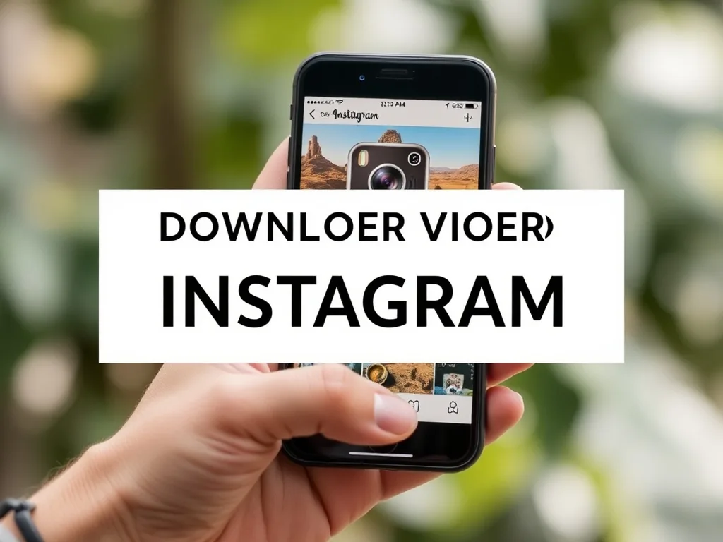 Télécharger vidéo Instagram : Guide complet et pratique