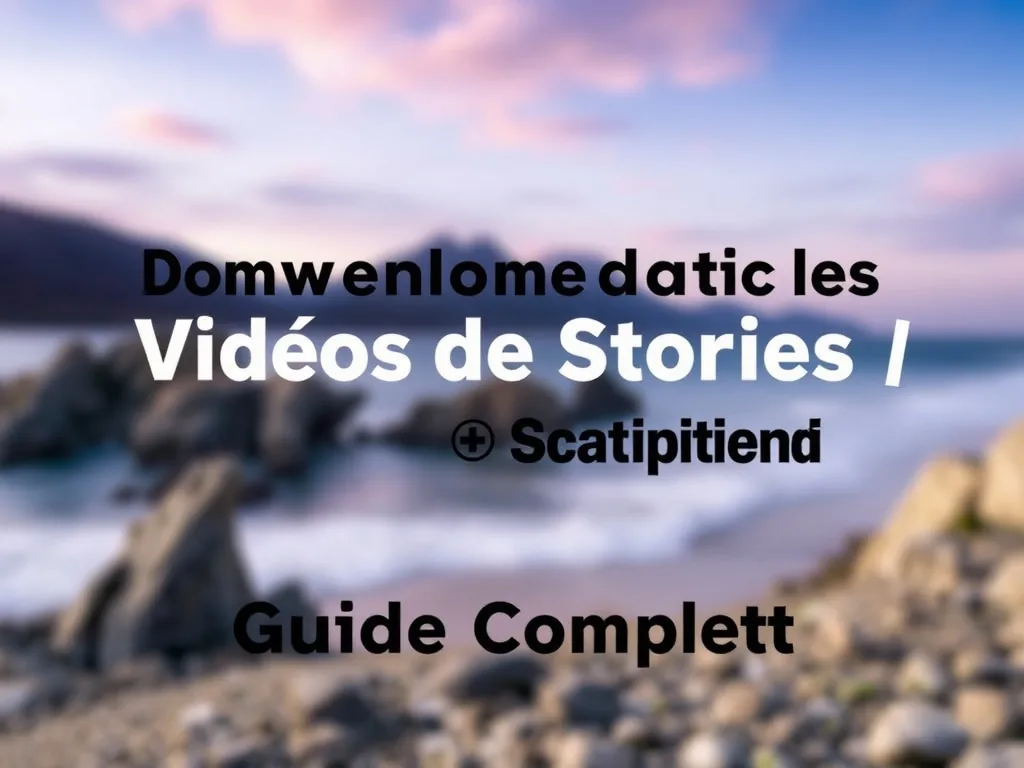 Comment Télécharger les Vidéos de Stories Instagram : Guide Complet