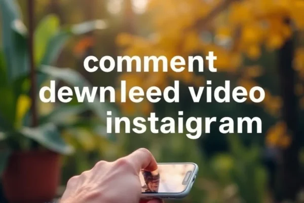 Comment télécharger vidéo Instagram facilement et rapidement