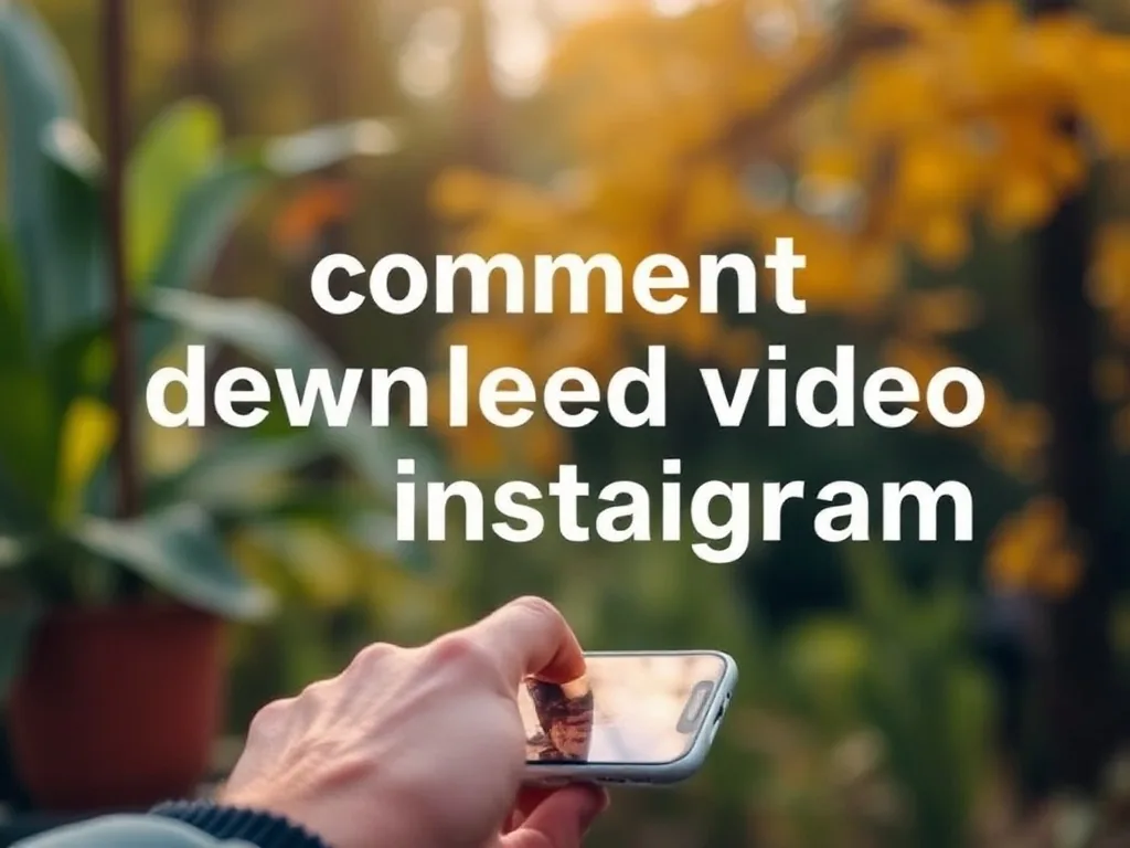 Comment télécharger vidéo Instagram facilement et rapidement