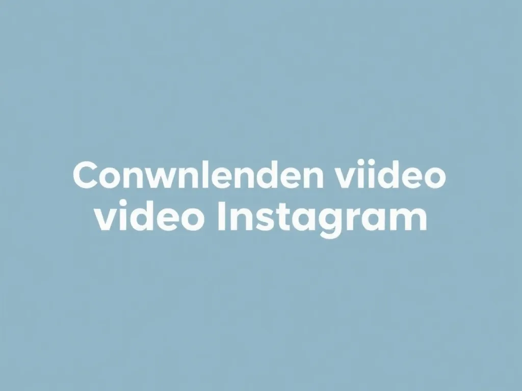 Comment télécharger vidéo Instagram facilement et rapidement