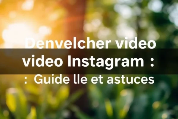 Télécharger vidéo Instagram : Guide complet et astuces