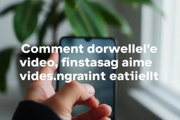 Comment télécharger vidéo Instagram facilement et rapidement