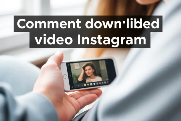 Comment télécharger vidéo Instagram facilement et rapidement