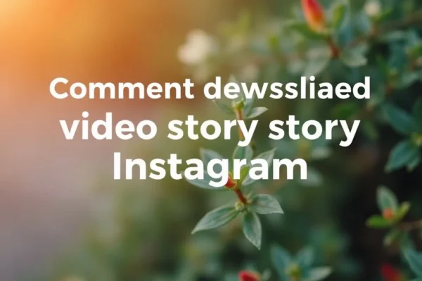 Comment télécharger video story Instagram facilement