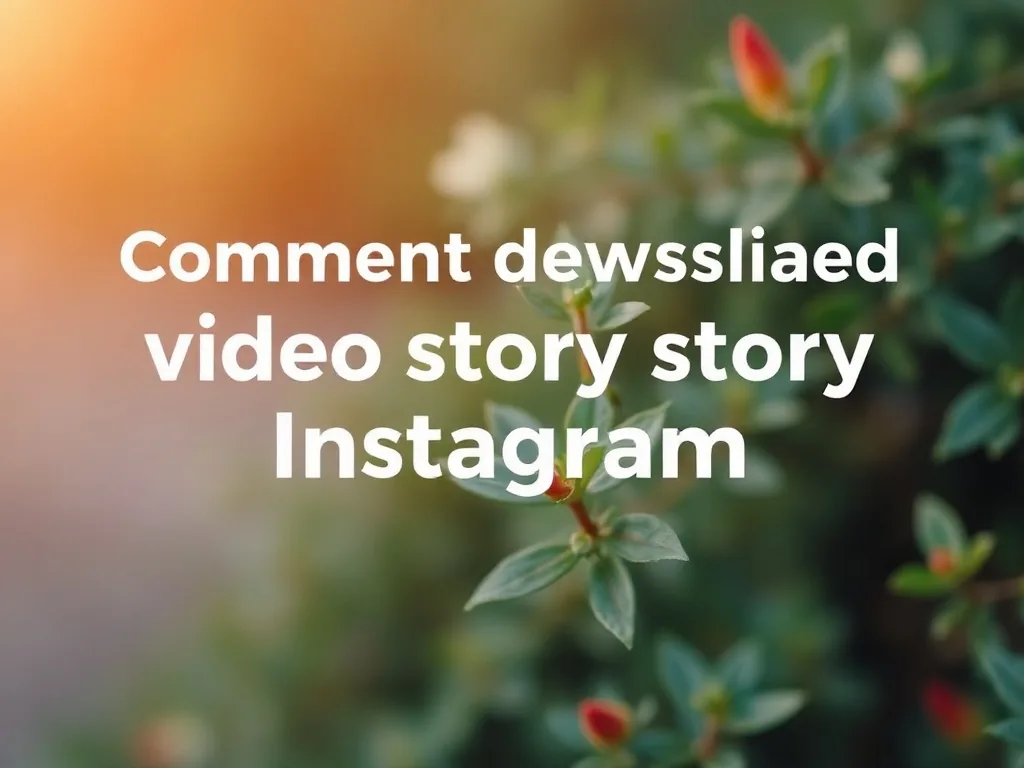 Comment télécharger video story Instagram facilement