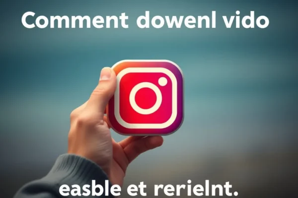 Comment télécharger vidéo Instagram facilement et rapidement