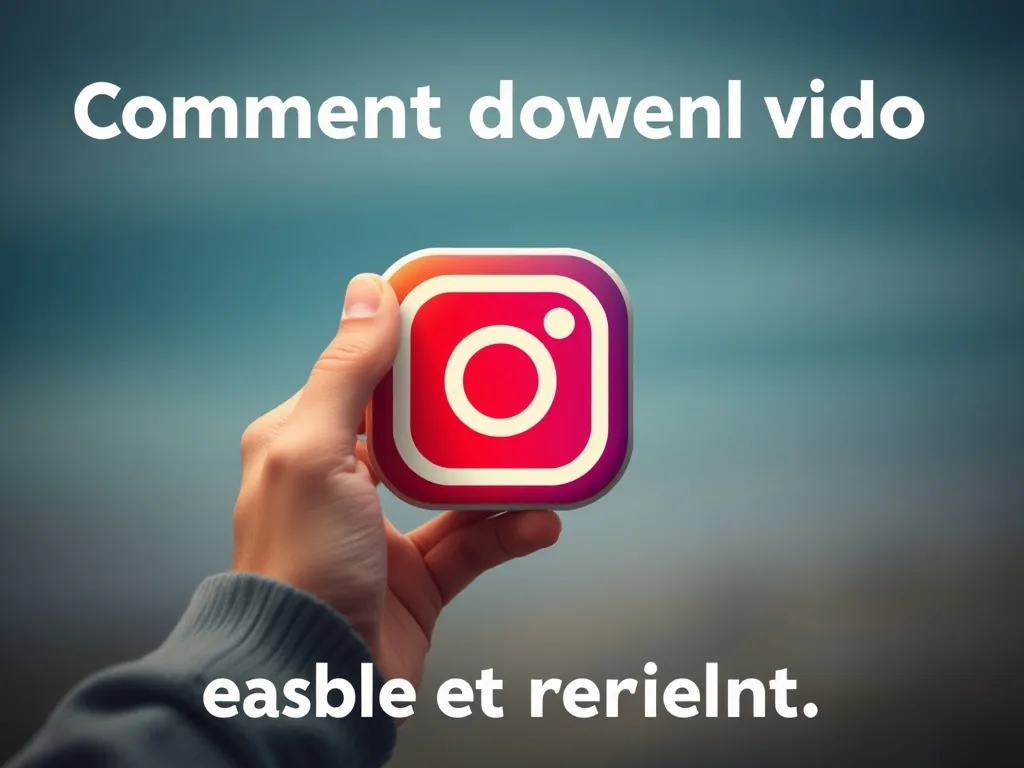 Comment télécharger vidéo Instagram facilement et rapidement