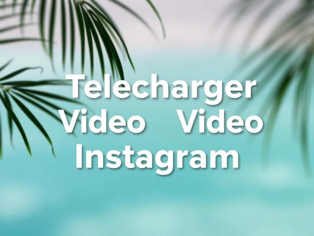 Comment telecharger video instagram facilement et rapidement