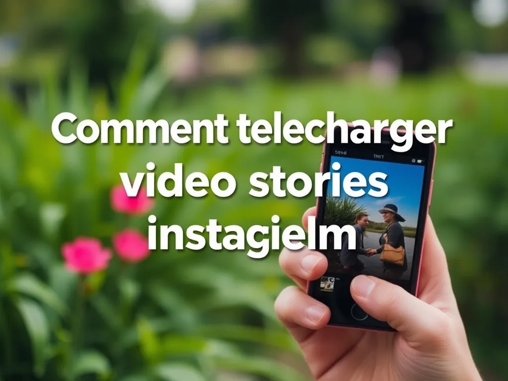 Comment telecharger video stories Instagram facilement