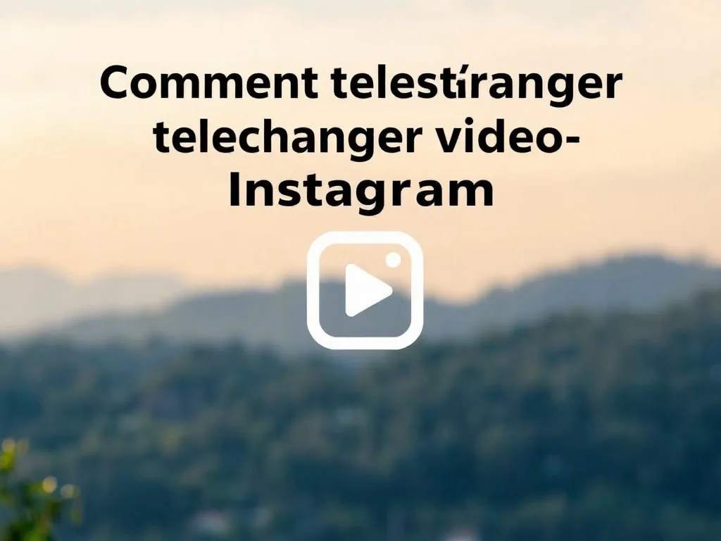 Comment telecharger video instagram : Guide complet