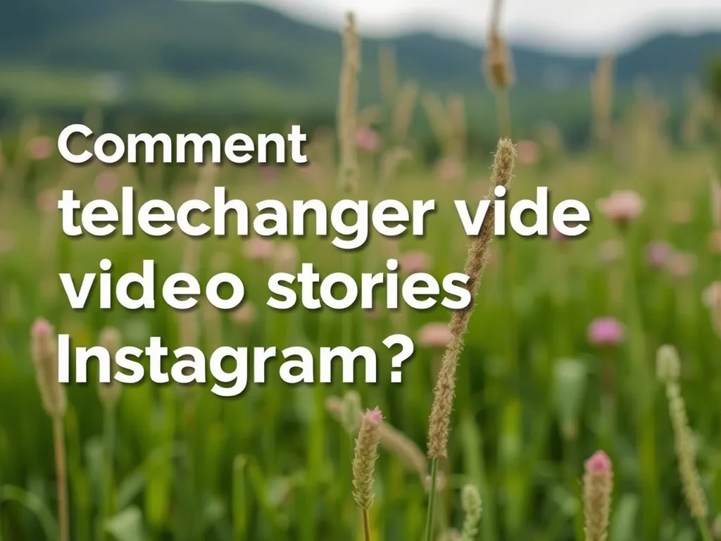 Comment telecharger video stories Instagram facilement