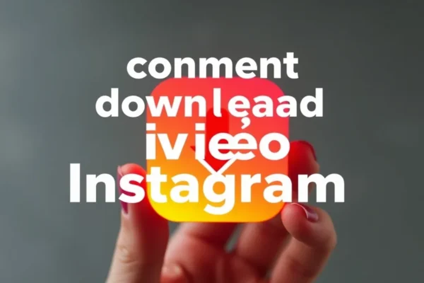 Comment télécharger vidéo instagram facilement et rapidement